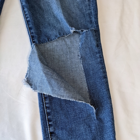 Kut from the Kloth Connie Ankle Skinny Jeans Destroyed Jeans Size 10 - Picture 10 of 10
